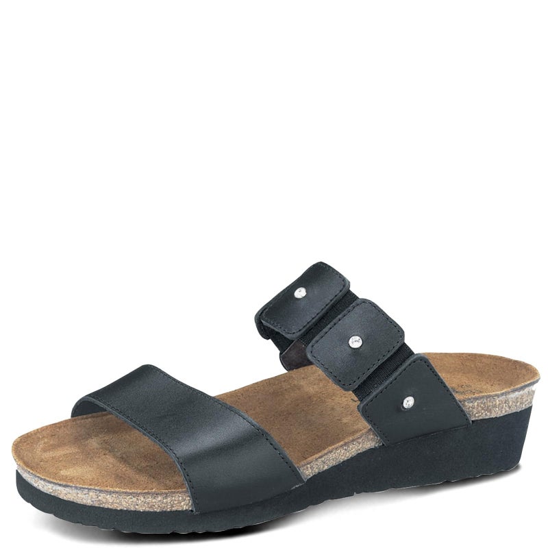 NAOT Footwear Women's Ashley Black Madras Lthr 7 M US - Image 1